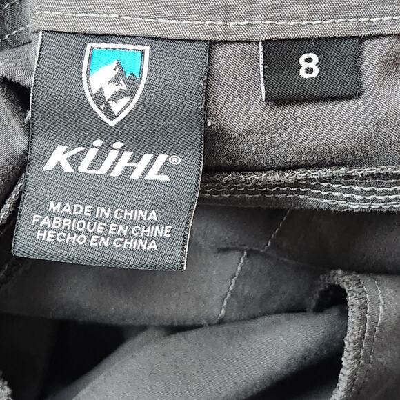 Kuhl Cargo Shorts Womens 8 Gray Outdoor Hiking Stretch Utility Pockets 16S - Picture 8 of 13